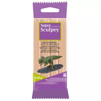 Пенопласт Sculpey Athina Super Sculpey 1 фунт 39081690 (бежевый) (454 г) бежевый