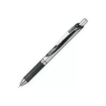 Pentel 20 наборов коммерческих шариковых ручек Energel быстросохнущие гелевые чернила Knock Type (0,5 мм/черный) BLN75Z-A чёрный