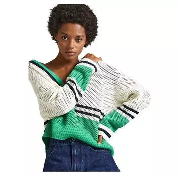 Pepe Jeans Свитер с V-образным вырезом Grey XS