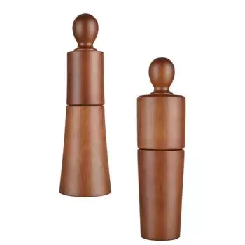 Pepper Manual Grinder Pepper Mill Shaker Adjustable,Portable Peppercorn Grinder Spice Grinder for Bean