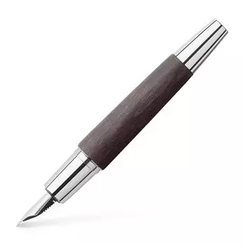 Перьевая ручка EF Extra Fine Point Emotion Wood Chrome Pear Wood Black 148222 Подлинный импортный продукт Faber-Castell &