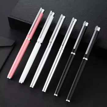 Перьевая ручка Jinhao 126, цельнометаллическая модельная струйная/матовая/матовая ручка с тонким пером 0,38 мм, чернильные ручки для письма, офиса, школы