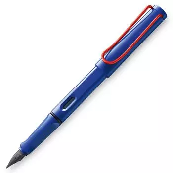 Перьевая ручка LAMY EF Extra Fine Font Safari Blue Red Clip Limited Regular Imported Product L14R-EF