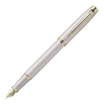 Перьевая ручка PARKER IM Monochrome Champagne CHT Fine Point в подарочной коробке, оригинальный импортный продукт 2173271