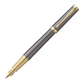 Перьевая ручка PARKER Ingenuity Gray GT Fine Point Подарочная коробка Подарок Роскошь Обычная Импорт 2213793