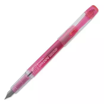 Перьевая ручка платинового цвета с тонким наконечником Preppy Pink PSQ-300#21 розовый