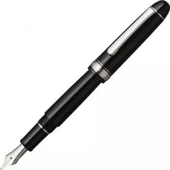 Перьевая ручка Platinum Century с родиевой отделкой и черным бриллиантом UEF ultra fine print