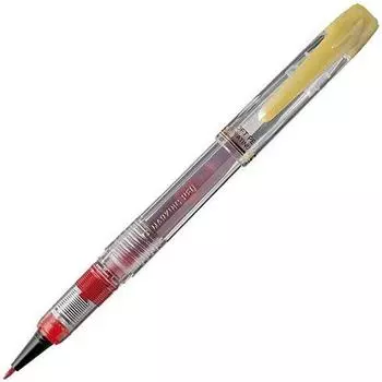 Перьевая ручка Platinum Soft Pen Scoring Pen Skeleton Shaft Red Limited Edition Set of 2 (прозрачный)