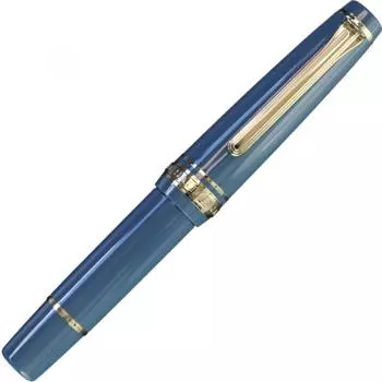 Перьевая ручка Sailor Professional Gear Slim Mini Gold Перьевая ручка Ayur Blue Medium Fine