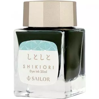 Перьевая ручка Sailor ShikiOri Shiki Ori Rain Sound Перьевая ручка с чернилами в бутылочке Shitoshito