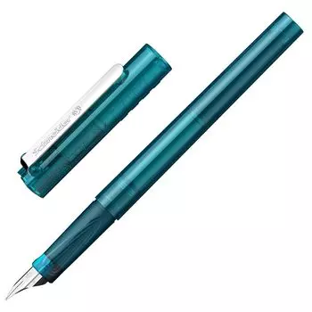 Перьевая ручка Schneider 406 Gold EF Fine Aquamarine 406AQUS (Дополнительный шрифт) аквамарин