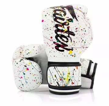Перчатки для бокса Fairtex BGV14 из микрофибры, муай-тай, бокс, ММА, кикбоксинг, тренировочное снаряжение для боевых искусств, 12 унций, белые белый