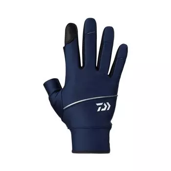 Перчатки для качения DAIWA 2 Cut Navy L Fishing DG-3023W тёмно-синий