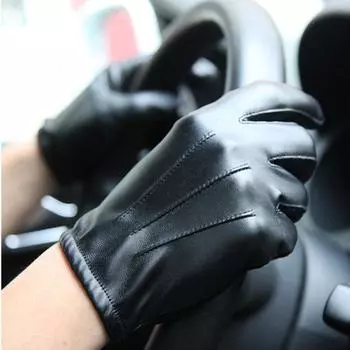 Перчатки для сенсорных экранов в автомобиле, дышащие кожаные перчатки с закрытыми пальцами, перчатки для мотокросса, спортивные перчатки на открытом воздухе, нескользящие перчатки для вождения автомобиля