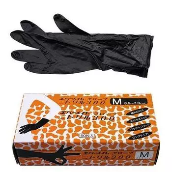 Перчатки Evermate Nitrile 300 M 50 шт. чёрный
