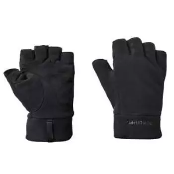 Перчатки флисовые Windstopper 5 черные [Shimano] Gore-Tex GL-032W чёрный