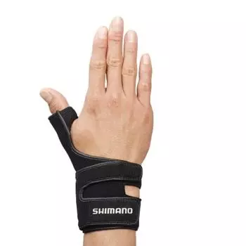 Перчатки SHIMANO Glove Wrist Support Glove Black XL Перчатки для рыбалки (Правая рука) ГЛ-05РQ чёрный