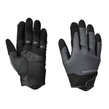 Перчатки SHIMANO Titanium Alpha Rockshore Charcoal M GL-030W древесный уголь