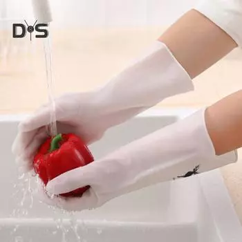 Перчатки Tendre водонепроницаемые многоразовые защитные бытовые кухонные для мытья и уборки M Deer