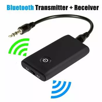 Передатчик и приемник B10S Bluetooth 5.0, 2 в 1, 3,5 мм, для динамиков компьютера и телевизора B10S; AUX; With external power supply