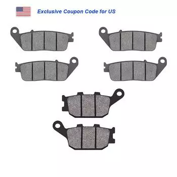 Передние и задние тормозные колодки мотоцикла для HONDA STREET BIKES CB600 CBR600 CBF600 CB750 CBF1000 CB CBR CBF 600 750 1 Pair Front