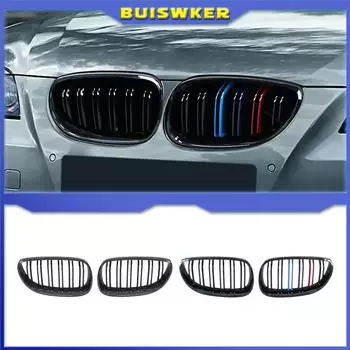 Передний бампер, решетка для почек, сетка на капоте, двойная линия для BMW E60 M5 E61 520i 545i 550i 535i 2003-2010 5 Series, комплект кузова для ремонта