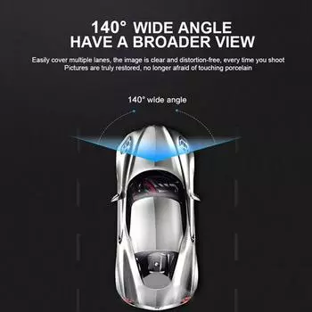 Передняя парковочная камера для автомобиля 1080P с высоким разрешением, двухобъективная камера ночного видения для приборной панели грузовика с высоким разрешением United States