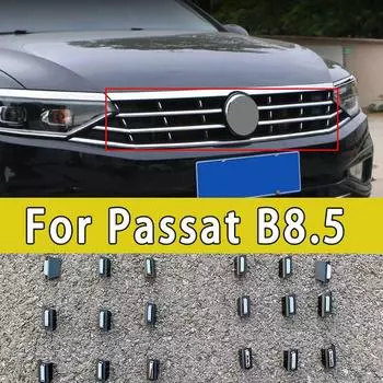 Передняя решетка радиатора для VW Passat B8.5, хромированная 2022 2023, обвес, Стайлинг автомобиля, высокая конфигурация, стандартное издание, декоративная Chrome-18pcs