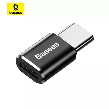 Переходник Baseus Mini Micro «мама» на «папа» Type-C