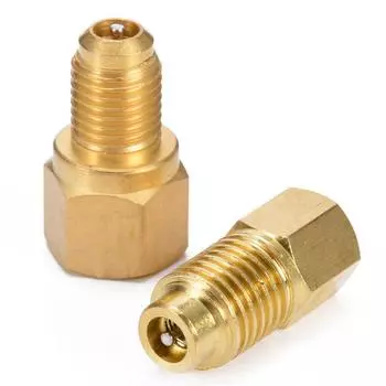 Переходник для катушки 1/2 дюйма ACME Male 2шт. Латунь R12 на R134a