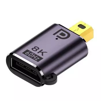 - Переходник DP1.4 на мини-адаптер 8K 60 Гц с индикаторными лампочками для ПК (В)