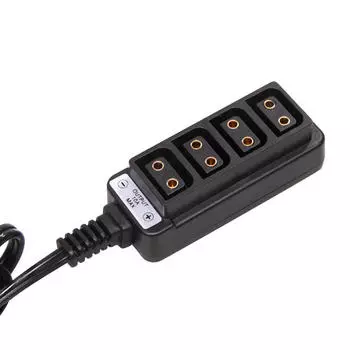 Переходник питания типа D-Tap B на 4 гнездовых адаптера концентратора D-Tap P-Tap для фотосъемки