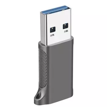 Переходник USB C «мама» на USB «папа», адаптер зарядного устройства типа A для передачи данных для ноутбука, мобильного телефона