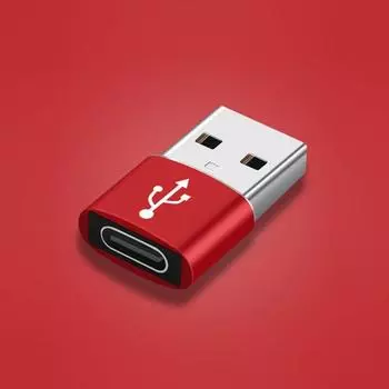 Переходник USB OTG «папа» на «мама» типа C, кабель-адаптер типа C для Nexus 5x6p Oneplus 3 2 USB-C, зарядное устройство для передачи данных Type C to USB красный