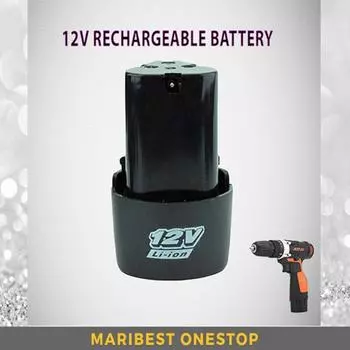 Перезаряжаемая литиевая батарея 2000 мАч 10c для аккумуляторной дрели 12 В литий-ионная аккумуляторная батарея