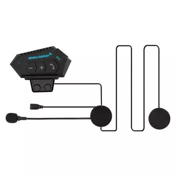 Перезаряжаемая мотоциклетная беспроводная Bluetooth-гарнитура для шлема, наушник, динамик