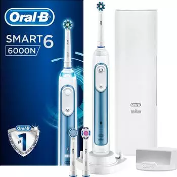 Перезаряжаемая зубная щетка Oral-B Smart 6000 Cross Action