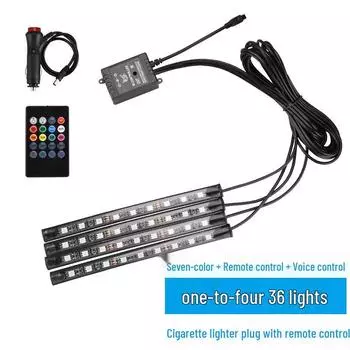 Perfect for trendy car ambient lights, modified interior lights, voice-activated car lights, and colorful Bluetooth footwell lights.