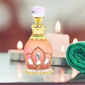 Perfume Bottle Empty Bottles 15ml Gifts Portable Home Decor Jar Luxury Refillable Spray Red Crown