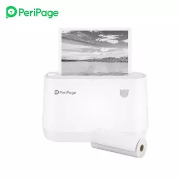 PeriPage A9 Мини Портативный Термальный Принтер Для Заметок 203dpi BT Карманный Фото Мобильный Принтер Чековая Этикетка белый