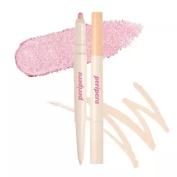 Peripera Sugar Twinkle Duo Eye Stick (#005 FROZEN PINK)