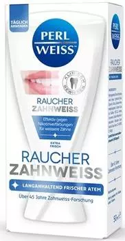 Perl Weiss Bleaching Toothpaste for Smokers whitening toothpaste for smokers TU прозрачный