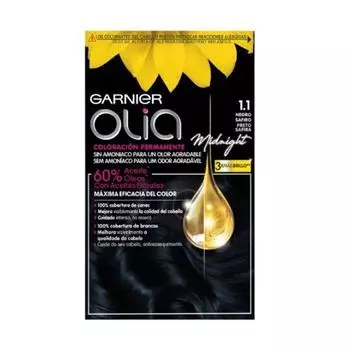 Перманентная краска Garnier Olia 1.10 Черный Сапфир