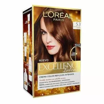 Перманентный краситель Excellence Intense L Oreal Make Up Light Golden Brown
