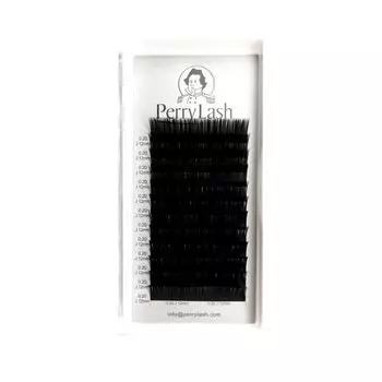 PERRY LASH Объемные ресницы Толщина C Изгиб Длина Наращивание ресниц [VOLUME LASH] 0,05 мм 6 мм-15 мм (11мм) чёрный