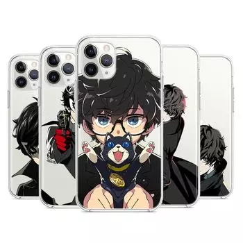 Persona 5 Pattern Silicone Cover For Apple IPhone 13 12 Mini 11 Pro XS MAX XR X 8 7 6 6S 5 Plus SE Phone Case iPhone 5 5S