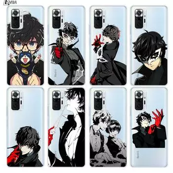 Persona 5 Pattern Silicone Cover For Xiaomi Redmi Note 10 10S 9 9S Pro Max 9T 8T 8 7 6 5 Pro 5A 4X 4 Phone Case Redmi Note4(32 64GB)