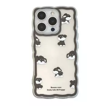 Personalized cartoon puppy phone case for Apple phones iphone 13