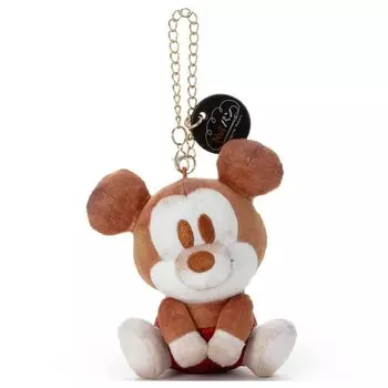 Персонаж Disney Nui Pan Chain Strap Mascot Character PanSittingMickey Mouse Мягкая игрушка Высота 19 см