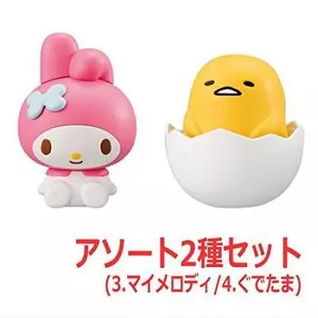 Персонажи Capchara Sanrio [Набор из 2 разных типов (3. Моя Мелодия4. Gudetama)]